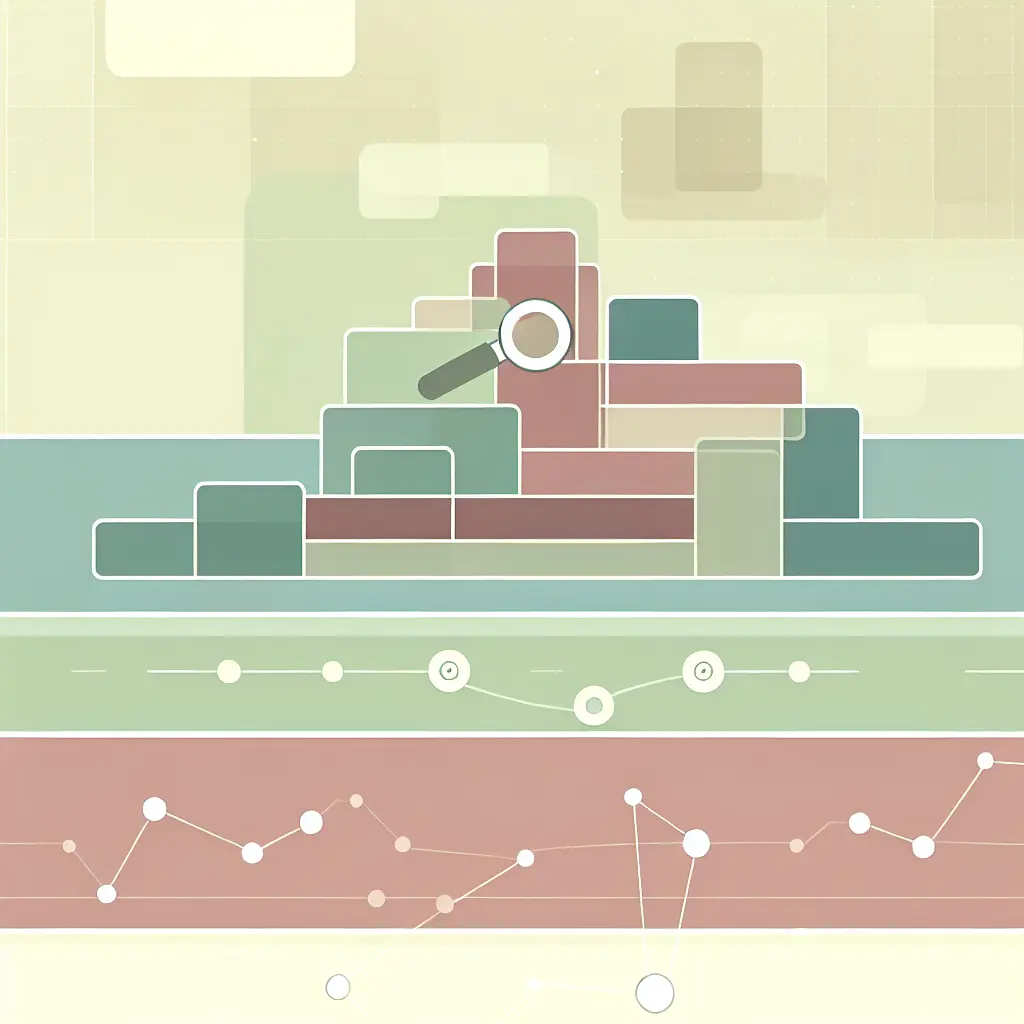 Visualization of research gaps between existing literature blocks